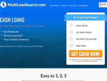 Tablet Screenshot of multiloansources.com